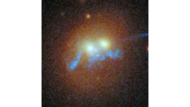 Spiral Bridge of Young Stars in SDSS J1531+3414