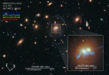 Galaxy Cluster SDSS J1531+3414 (Clean) | HubbleSite Galaxy Cluster SDSS J1531+3414 (Clean)