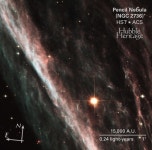 The Pencil Nebula: Remnants of an Exploded Star (NGC 2736)
