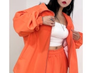 스터커 UNISEX/~77 빅사이즈 투웨이 스트링 집업