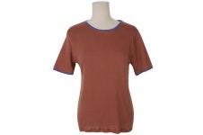 www.stylenanda.com Thin ringer neck round half t