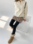 www.stylenanda.com 웜톤체크핏 A라인미니SK