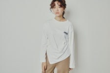 www.stylenanda.com space side shirring up T
