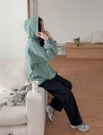 [크리밋 루즈핏 후드 티셔츠 80419]