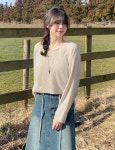 09WOMEN - 마니로 루즈핏 나그랑 보트넥 티셔츠 80746