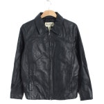 EDDIE BAUER WOMEN LEATHER [중고] EDDIE BAUER 에디바우어 리얼 가죽 집업 재킷(SIZE : WOMEN L)