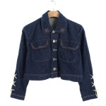 NICE-LEAGUE WOMEN DENIM [중고] NICE-LEAGUE  데님 재킷(SIZE : WOMEN L)