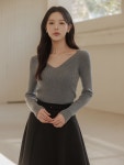 그레이스제이인동점 | [the J.Soo Premium] 그레이스 부클 트위드 자켓_Black - 더제이수