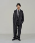 어나더 오피스(ANOTHER OFFICE) 23AW Santiago Slacks (Charcoal) - 사이즈 & 후기 | 무신사
