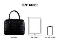 [비자비]CROC-EFFECT CROSS BODY BAG (BLACK) [W CONCEPT]
