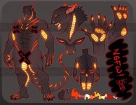 Heatwave Demon Adopt~! (SFW Version!) [CLOSED] by LuckySquid -- Fur Affinity [dot] net Heatwave Demon Adopt~! (SFW Version!)... 