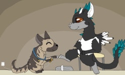 [2014] Finishing Sonar - by HybridFurryHusky by SonarTheDragon -- Fur Affinity [dot] net [2014] Finishing Sonar - by... 