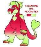Valentine The Moonster [Adoptable] by FastfoodDemon -- Fur Affinity [dot] net Valentine The Moonster [Adoptable] by FastfoodDemon