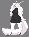 A monochrome beauty! by BlackFoxGuts -- Fur Affinity [dot] net A monochrome beauty! by BlackFoxGuts