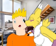 here comes some renamon smooches by titanalex429 -- Fur Affinity [dot] net here comes some renamon smooches by titanalex429