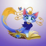 Yuumi the Magical Cat by Ambunny -- Fur Affinity [dot] net Yuumi the Magical Cat by Ambunny