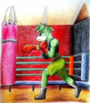 Letty at the boxing gym by Olmefurry -- Fur Affinity [dot] net Letty at the boxing gym by Olmefurry