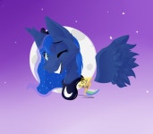 lineless princess luna fanart by LaKellytaUwU -- Fur Affinity [dot] net lineless princess luna fanart by LaKellytaUwU
