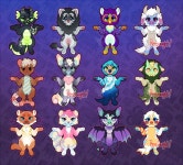 [$35] collab adopts! [2/12] by gatorbite -- Fur Affinity [dot] net [$35] collab adopts! [2/12] by gatorbite