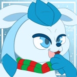 (Gift art for Chuu) by Fluffy_Elastico -- Fur Affinity [dot] net Glaceon day artwork! (Gift art for Chuu) by Fluffy_Elastico