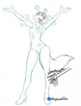Sketch Porsha Crystal aliensuit Sing 2 by TakaG -- Fur Affinity [dot] net Sketch Porsha Crystal aliensuit Sing 2 by TakaG