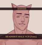 HEADSHOT MALE YCH 3 [Furry] REMINDER by KerTay -- Fur Affinity [dot] net HEADSHOT MALE YCH 3 [Furry] REMINDER by KerTay