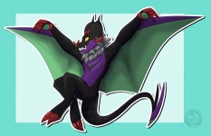 Noivern Hybrid Wickerbeast Commission by MushieCritter -- Fur Affinity [dot] net Noivern Hybrid Wickerbeast Commission by... 