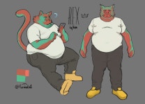 Rex (early cat edition) ref sheet 2020 by furmata1 -- Fur Affinity [dot] net Rex (early cat edition) ref sheet 2020 by furmata1