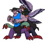 Kieran is riding on Jerrys back or abdomen by SeerSitaao -- Fur Affinity [dot] net Kieran is riding on Jerry's back or... 