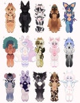 #02 | $35 Each | 05/15 Open!! by BunsDenial -- Fur Affinity [dot] net Adopt Batch!! #02 | $35 Each | 05/15 Open!! by BunsDenial