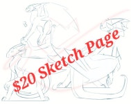 Sketch page by King_Quince -- Fur Affinity [dot] net Sketch page by King_Quince