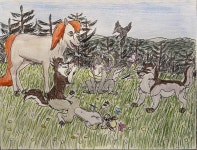 Kardia and Friends Romping by JRR5790 -- Fur Affinity [dot] net Kardia and Friends Romping by JRR5790