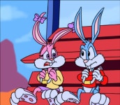 Buster & Babs Bunnyss Bus Stop Trap! (Comm... KumataJDG) by Thomas6Who -- Fur Affinity [dot] net Buster & Babs Bunnyss Bus Stop... 