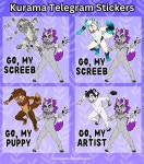 C0125 - Kurama Telegram Stickers by Masahikoko -- Fur Affinity [dot] net C0125 - Kurama Telegram Stickers by Masahikoko