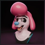 Latex Royal Poodle Mask by Parsonsda -- Fur Affinity [dot] net Latex Royal Poodle Mask by Parsonsda