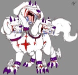 Sanction The 3 Headed Dog of Heaven by Bubble_kitten17 -- Fur Affinity [dot] net Sanction The 3 Headed Dog of Heaven by Bubble... 