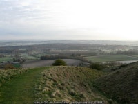 Bridleway Descending, Rackham Banks © Simon Carey :: Geograph Britain and Ireland Bridleway Descending, Rackham Banks... 