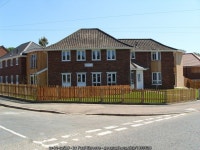 New infill housing development Sandy... © Paul Shreeve cc-by-sa/2.0 :: Geograph Britain and Ireland New infill housing... 