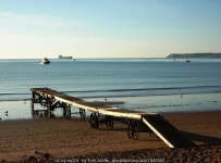 Landing stage, Paignton beach © Tom Jolliffe cc-by-sa/2.0 :: Geograph Britain and Ireland Landing stage, Paignton beach... 