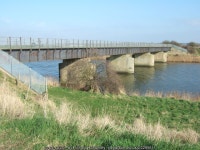 Former railway bridge is now a... © Richard Humphrey :: Geograph Britain and Ireland Former railway bridge is now a...... 