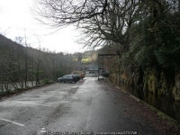 Car park and footbridge near the... © Jeremy Bolwell cc-by-sa/2.0 :: Geograph Britain and Ireland Car park and footbridge near... 