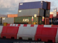 Storm damage at Greenock Ocean Terminal © Thomas Nugent cc-by-sa/2.0 :: Geograph Britain and Ireland Storm damage at Greenock... 