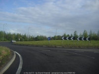 Roundabout on the A131, Little Leighs © David Howard cc-by-sa... 0 :: Geograph Britain and Ireland Roundabout on the A131... 