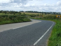 A1068 towards Alnmouth (C) JThomas :: Geograph Britain and Ireland A1068 towards Alnmouth (C) JThomas