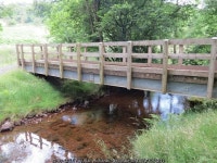 Pompren Ysgir Fechan Footbridge © Alan Richards :: Geograph Britain and Ireland Pompren Ysgir Fechan Footbridge &copy; Alan Richards