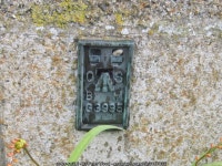 Ordnance Survey Flush Bracket G3995 © Peter Wood cc-by-sa/2.0... Ordnance Survey  Flush Bracket G3995 &copy; Peter Wood cc-by-sa/2.0