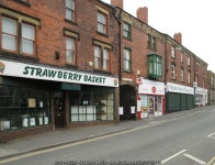 Clay Cross - shops on south side of... © Dave Bevis cc-by-sa/2.0 :: Geograph Britain and Ireland Clay Cross - shops on south... 