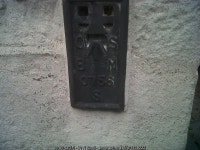 OSBM Flush Bracket S0756 - Llangybi Post... © N Scott cc-by-sa... 0 :: Geograph Britain and Ireland OSBM Flush Bracket S0756... 