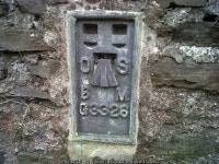 OSBM Flush Bracket G3326 - Silian,... © N Scott cc-by-sa/2.0 :: Geograph Britain and Ireland OSBM Flush Bracket G3326... 