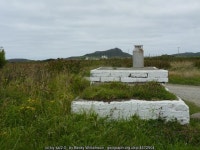 Milk churn stand, Rhosson Farm, near St... © Becky Williamson cc-by-sa/2.0 :: Geograph Britain and Ireland Milk churn stand... 